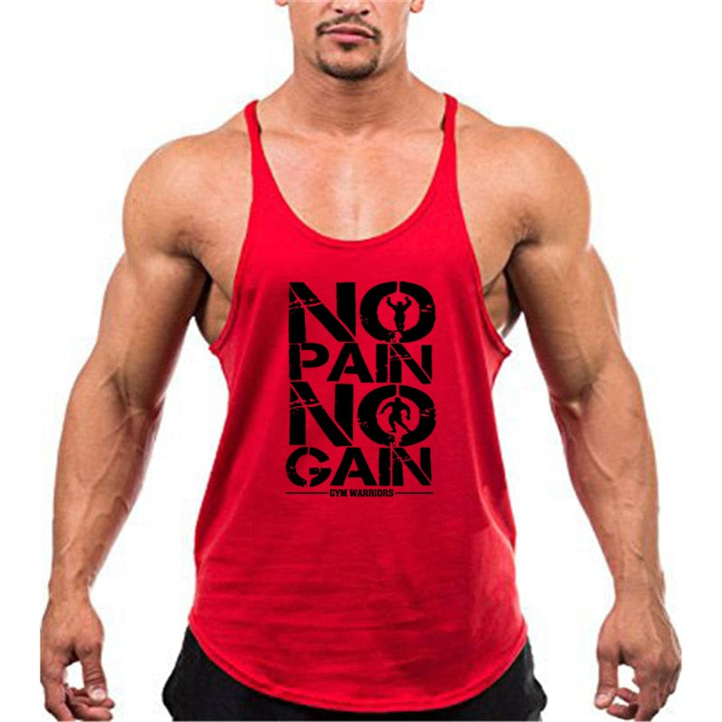 Summer Y Back Gym Stringer Cotton Fitness Vest
