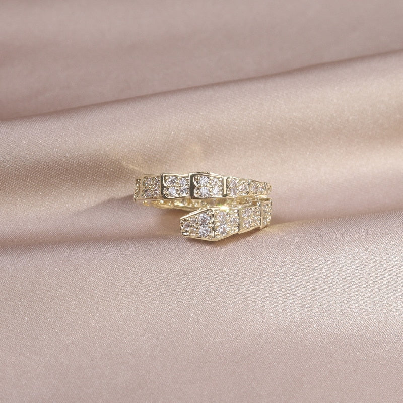 Real Gold Plated AAA Zircon Ring