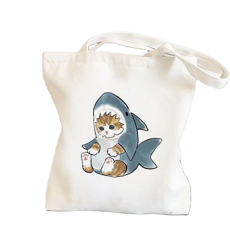 Cat Shark Shopping Bag