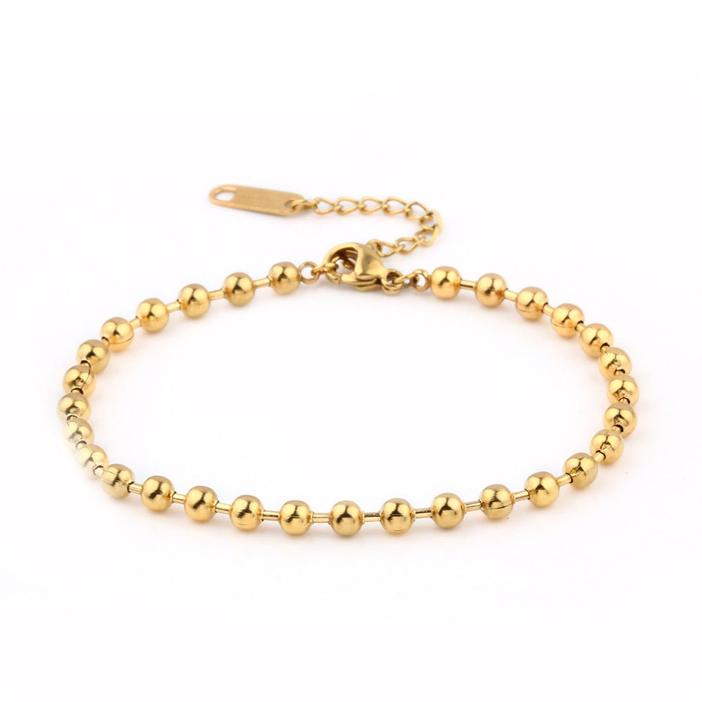 Stainless Steel Bead Bracelet