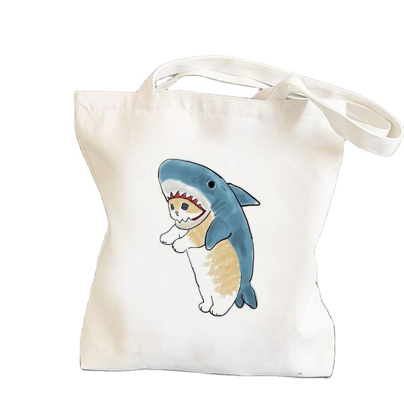 Cat Shark Shopping Bag