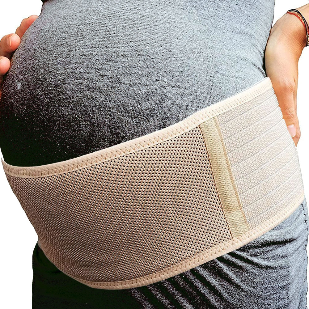 Pregnant Women Support Belly Band Back Clothes Belt Adjustable Waist Care Maternity Abdomen Brace Protector Pregnancy - Jeglowstore