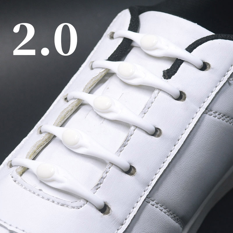 16pcs Silicone Shoelaces Round Elastic Shoe Laces - Jeglowstore