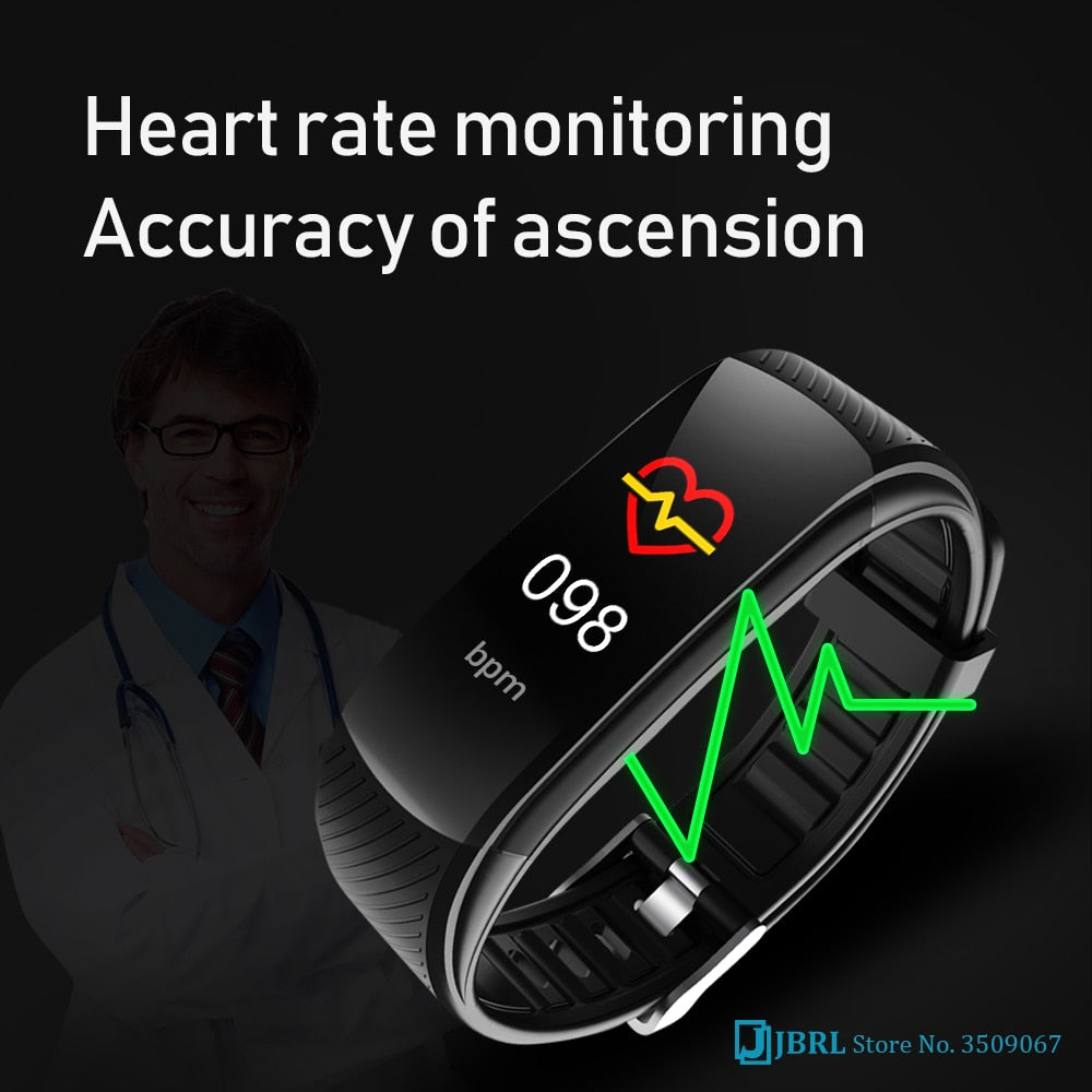 Fitness Tracker Android iOS Heart Rate Monitor Electronic Waterproof Smart Watch