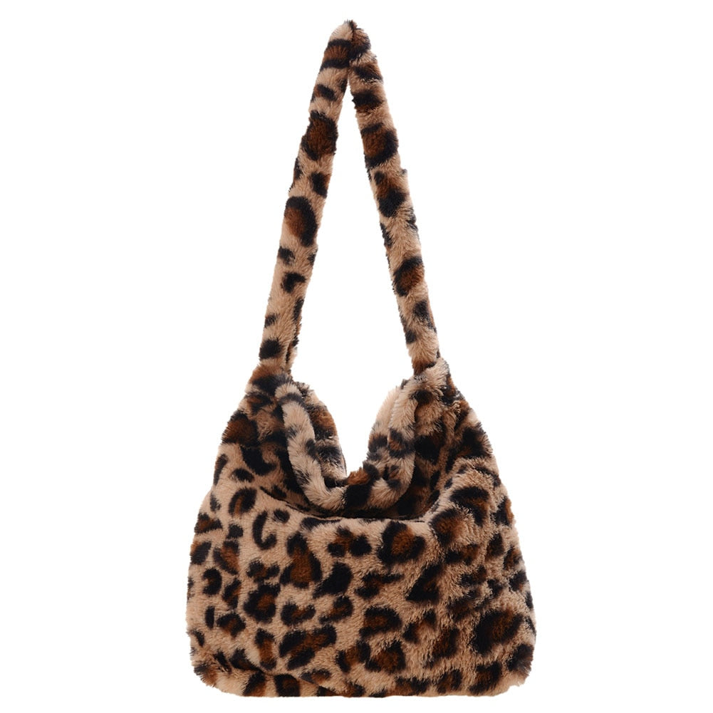 Retro Soft Leopard Print Bags For Women