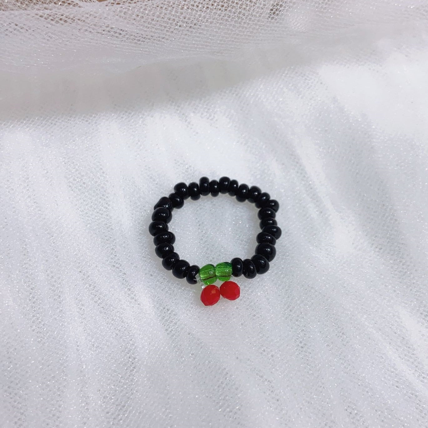 Donarsei Bohemia Beaded Red Cherry Necklace