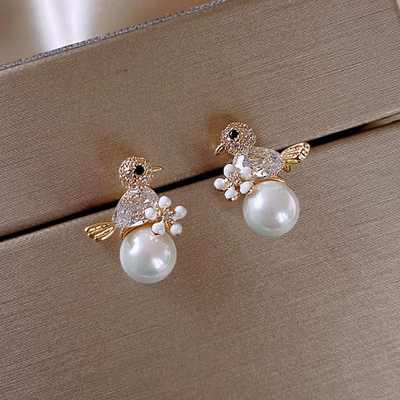 Cute Animal Stud Earrings For Women