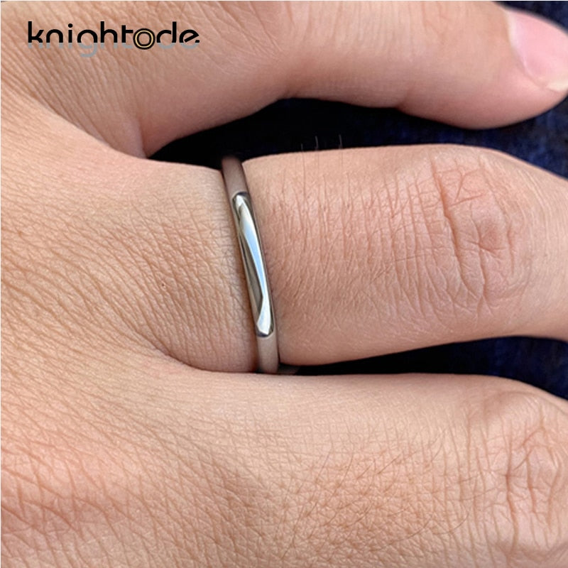 High Quality Tungsten Carbide Domed Band Polished Shiny Comfort Fit 8/6/4/2mm Ring