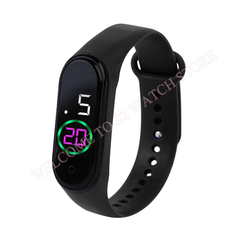 Candy Color Silicone Strap Watch LED Digital Watch Bracelet