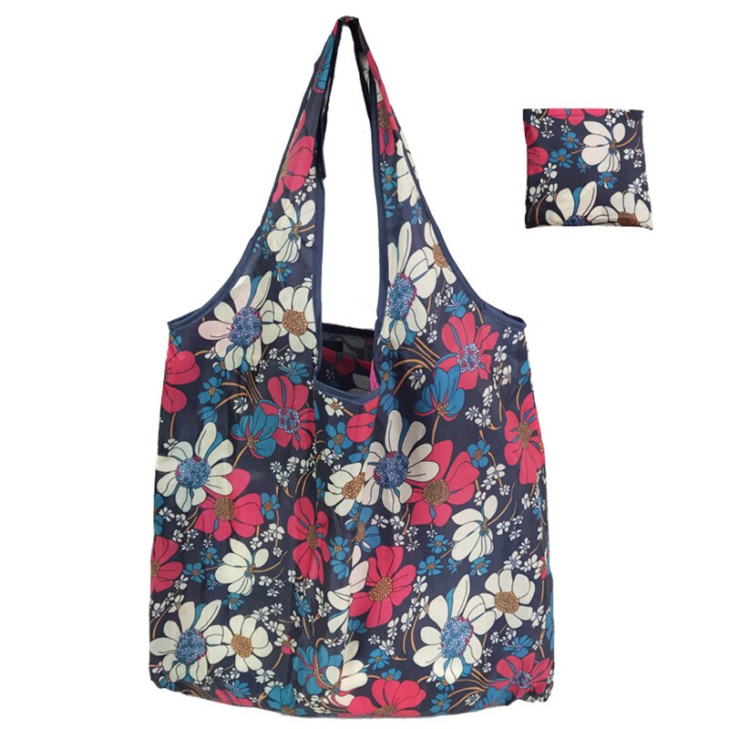 1 Piece Foldable Reusable Eco-friendly Waterproof Tote Bag