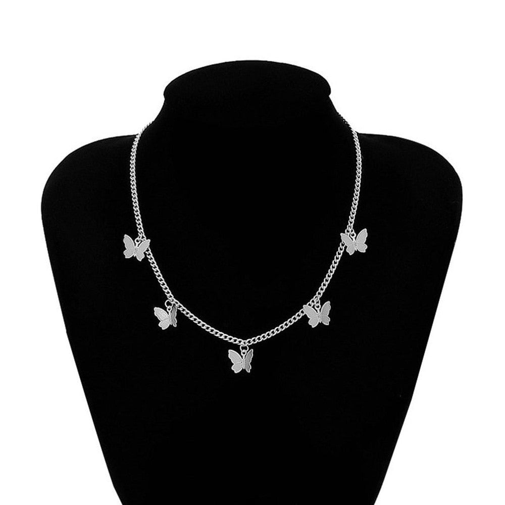 Gold Color Star Party Women Pendant Necklace