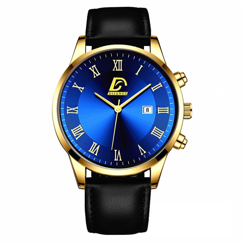 Luxury Minimalist Quartz Stainless Steel Wrist Watch