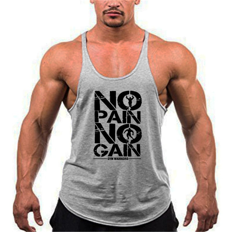Summer Y Back Gym Stringer Cotton Fitness Vest
