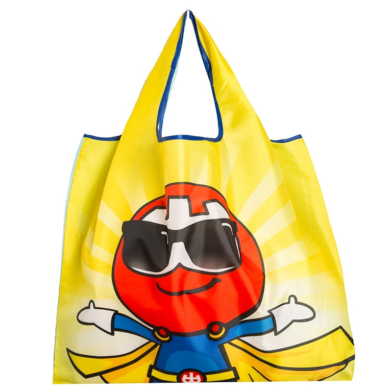 Big Size Thick Nylon Large Tote ECO Reusable Polyester Portable Foldable Bag