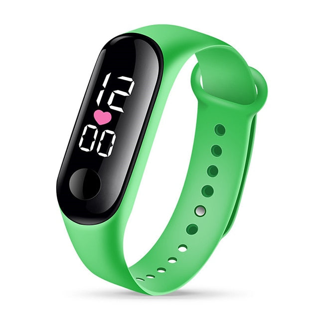 Candy Color Silicone Strap Watch LED Digital Watch Bracelet