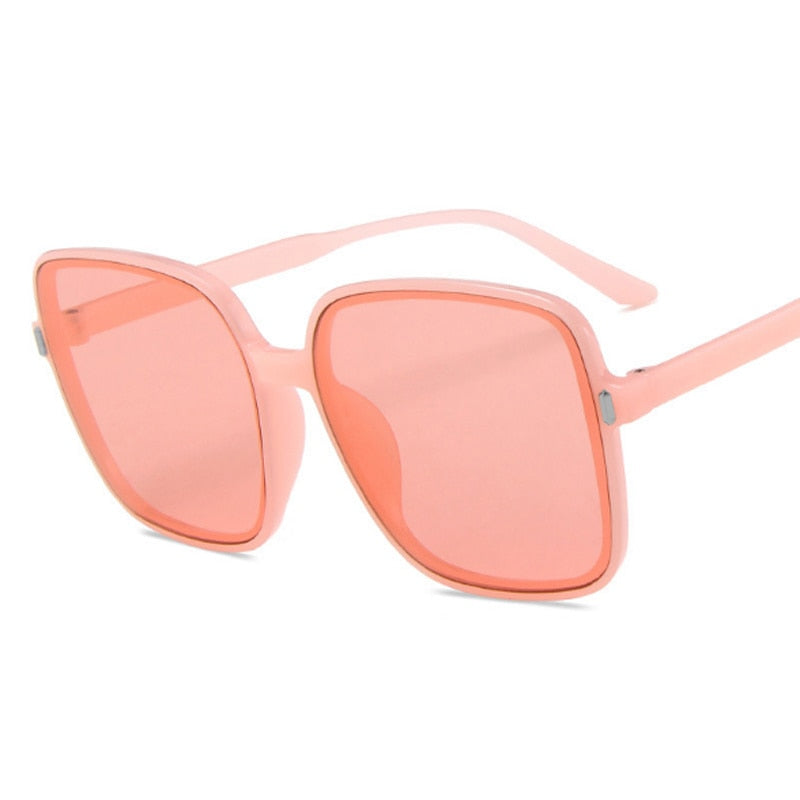 Retro Vintage Gradient Fashion Designer Square Sunglasses