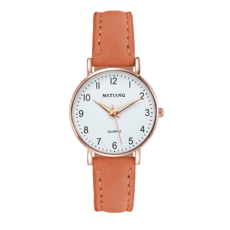 2022 New Watch Women Fashion Casual Leather Belt Watches