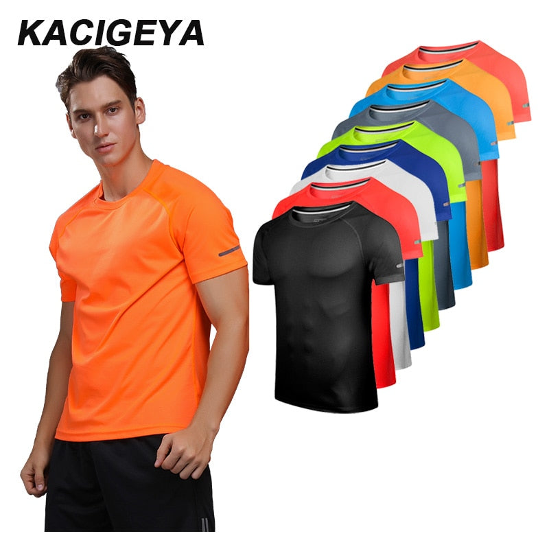 Breathable Short Sleeve Running Fitness T-shirt