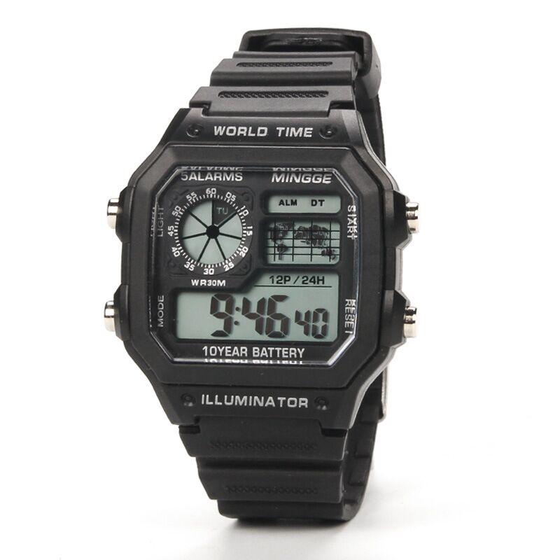 Military Luminous Chronograph Waterproof Digital Watch