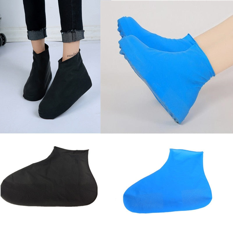 Rain Boots Waterproof Reusable Shoe Cover Silicone Unisex