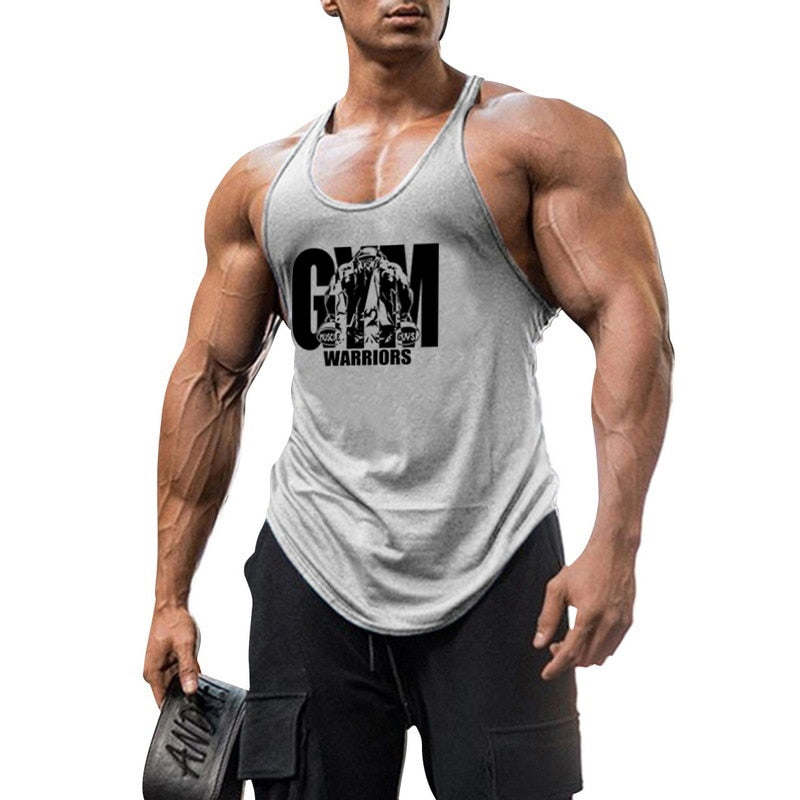 Summer Y Back Gym Stringer Cotton Fitness Vest