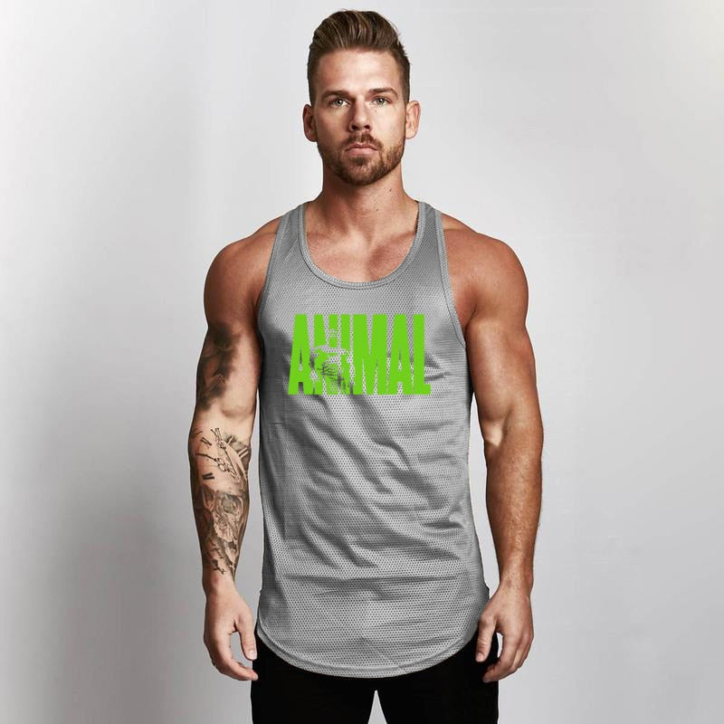 Summer Brand Fitness Tank Top Men Bodybuilding