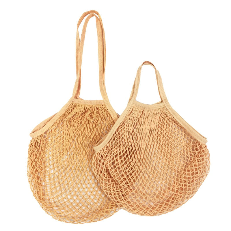 Reusable Washable Cotton String Bag