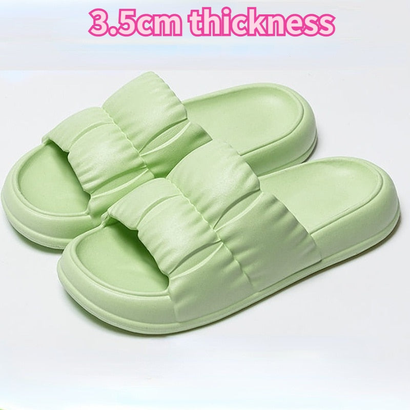 EVA Soft Sole Flat Shoes Mute Non-slip Flip Flops