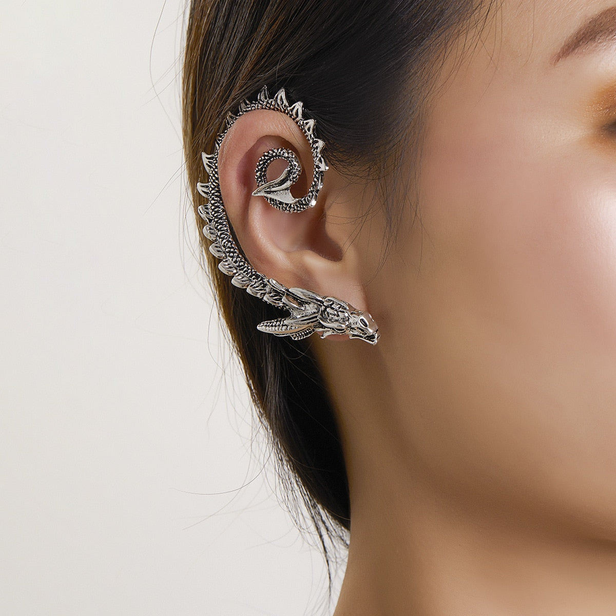 Punk Fairy Ear Cuff Earring Dark Elf Ear Clip No Piercing Earrings