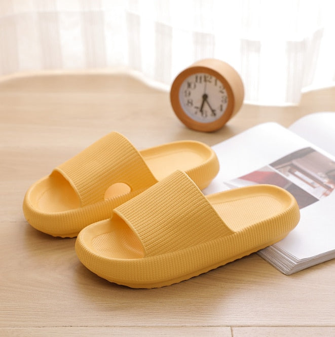 Lucyever Thick Platform Non-slip EVA Flip Flops