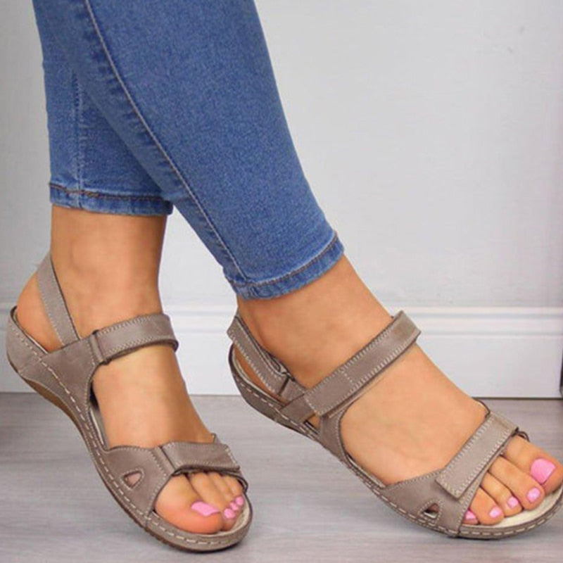 Soft Bottom Low Heels Women Sandals