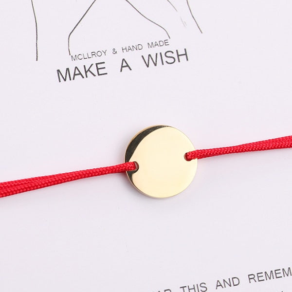 Personalized Stainless Steel rope bracelet