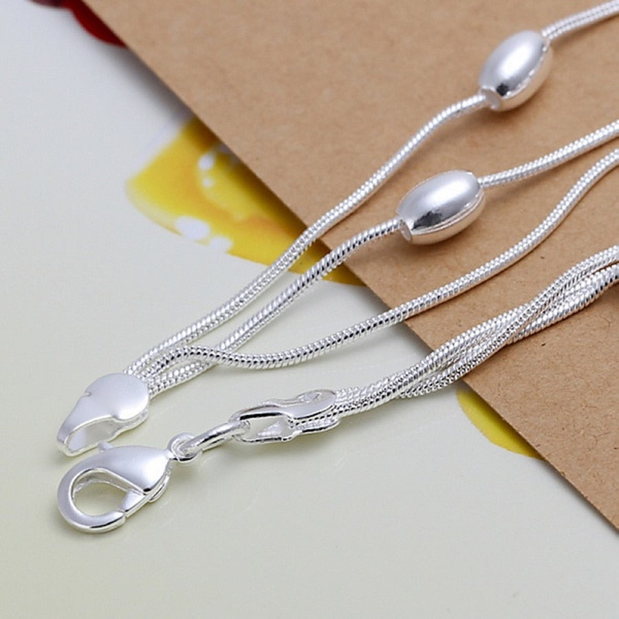 925 Stamped Silver High quality bead Bracelet