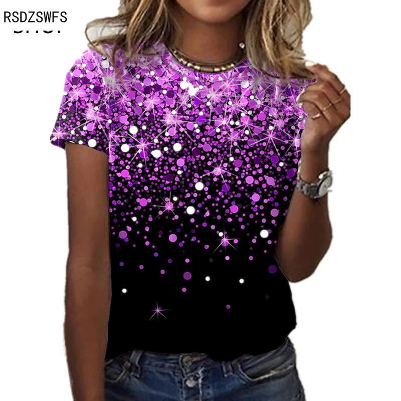 NEW Casual Wear Women's Round Loose Shirt Sleeve T-shirt