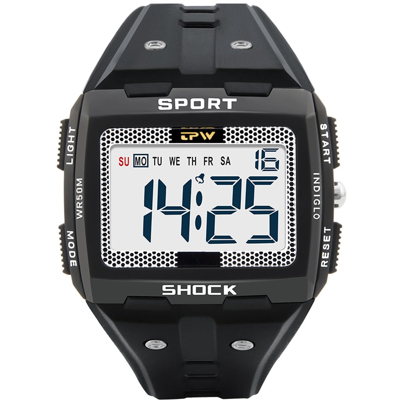 Big Numbers Water Resistant Men Digital Watch