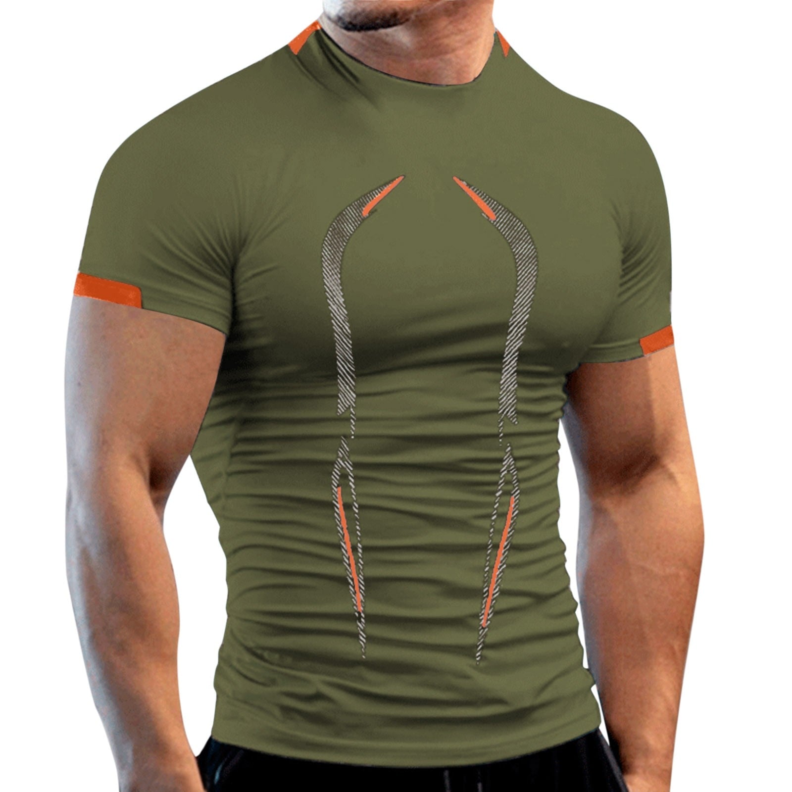 Summer Gym Shirt Sport Short Sleeve T Shirt Men