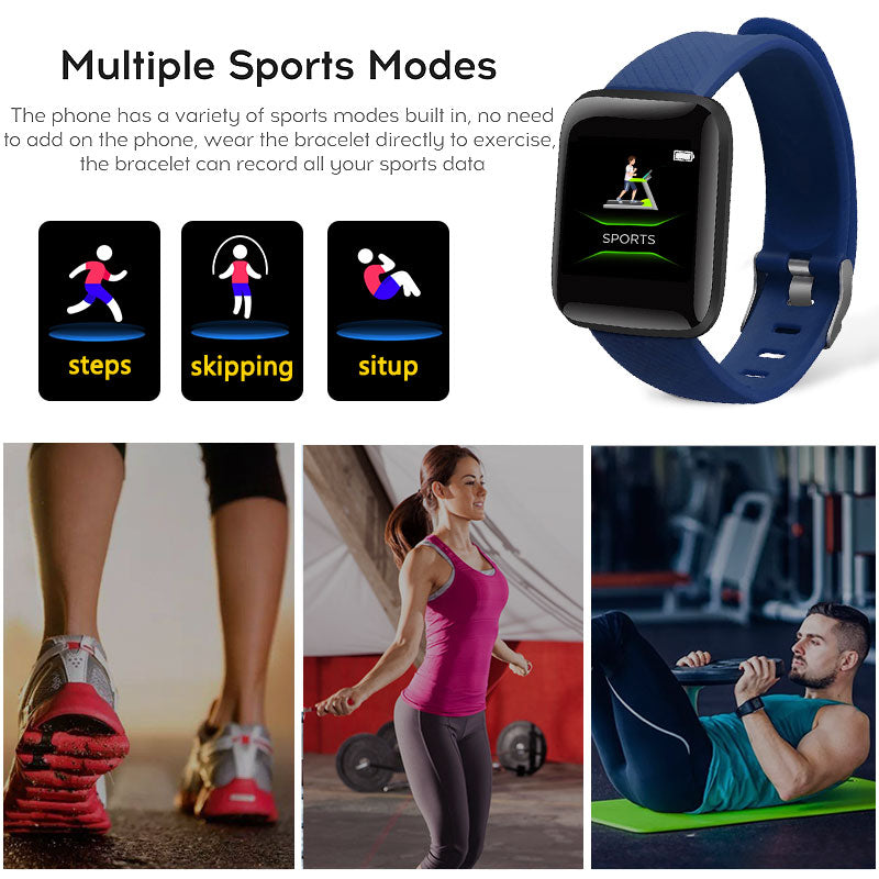 2022 Silicone Sport Smart Watch Men Women Fitness Watch