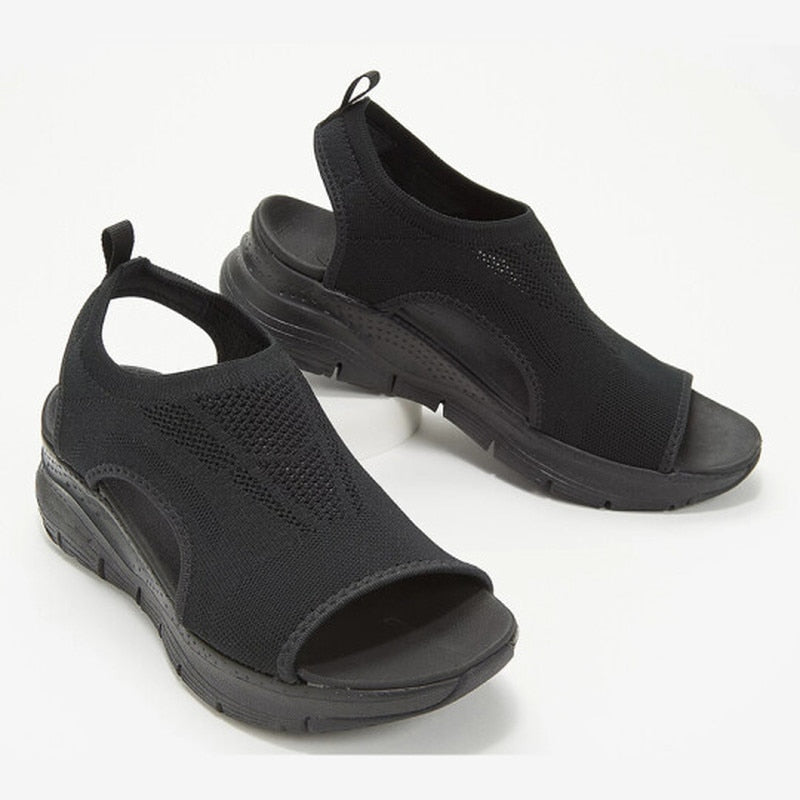 Slip-On Light Casual Shallow Platform Sandals