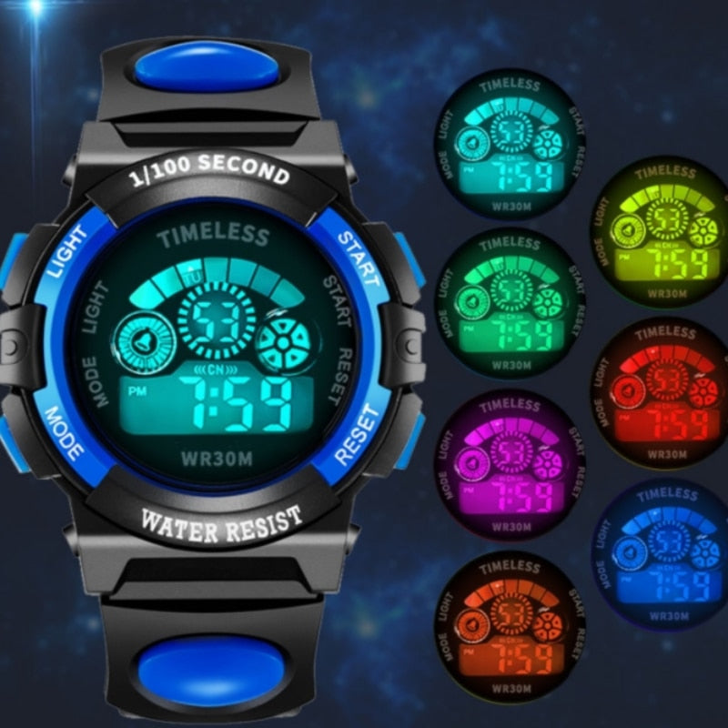 Fashion Luminous Led Alarm Camouflage Watch - Jeglowstore