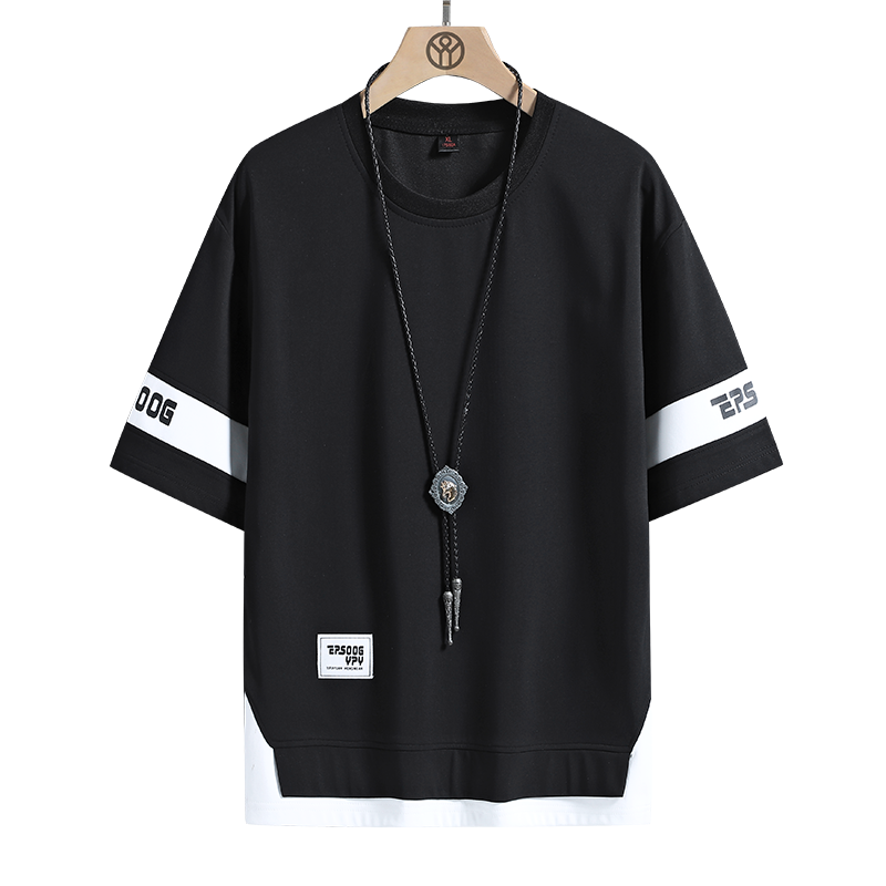 Hip Hop Loose Mens Streetwear T-shirt