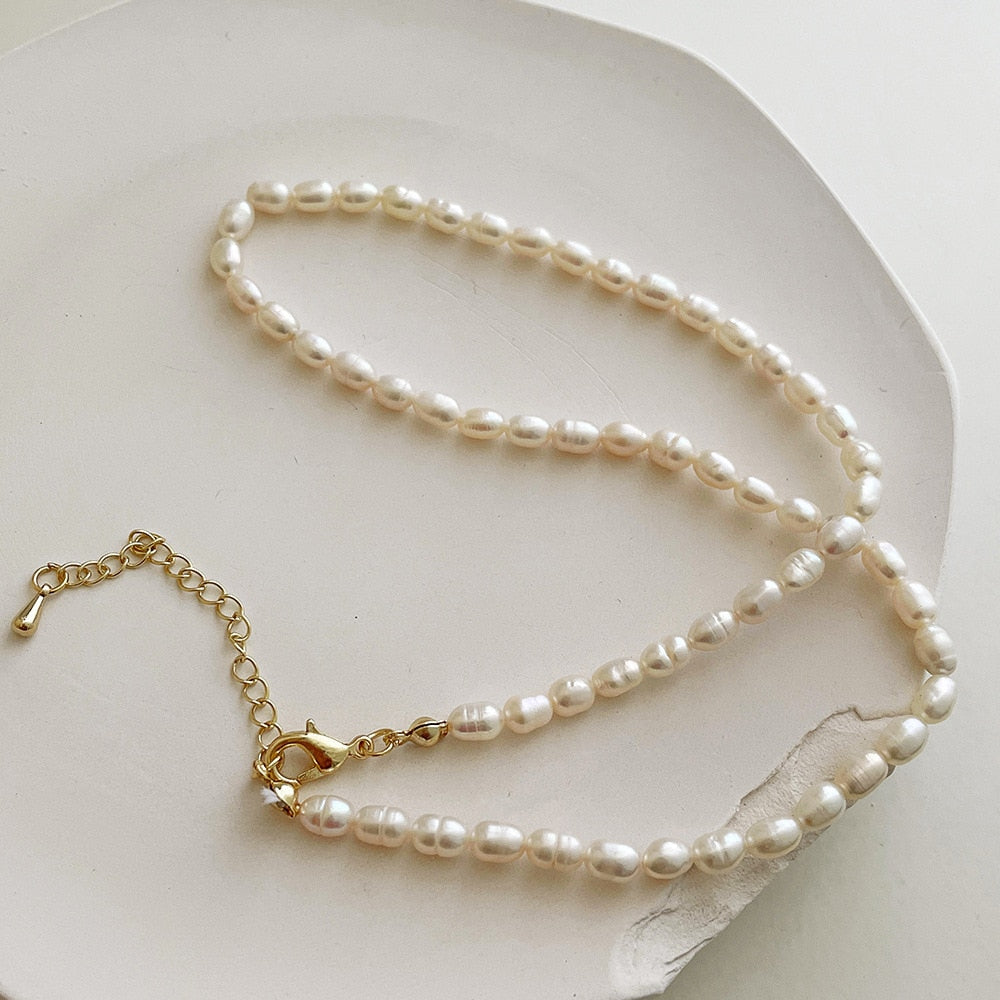 Minar Multiple French Pearl Necklace