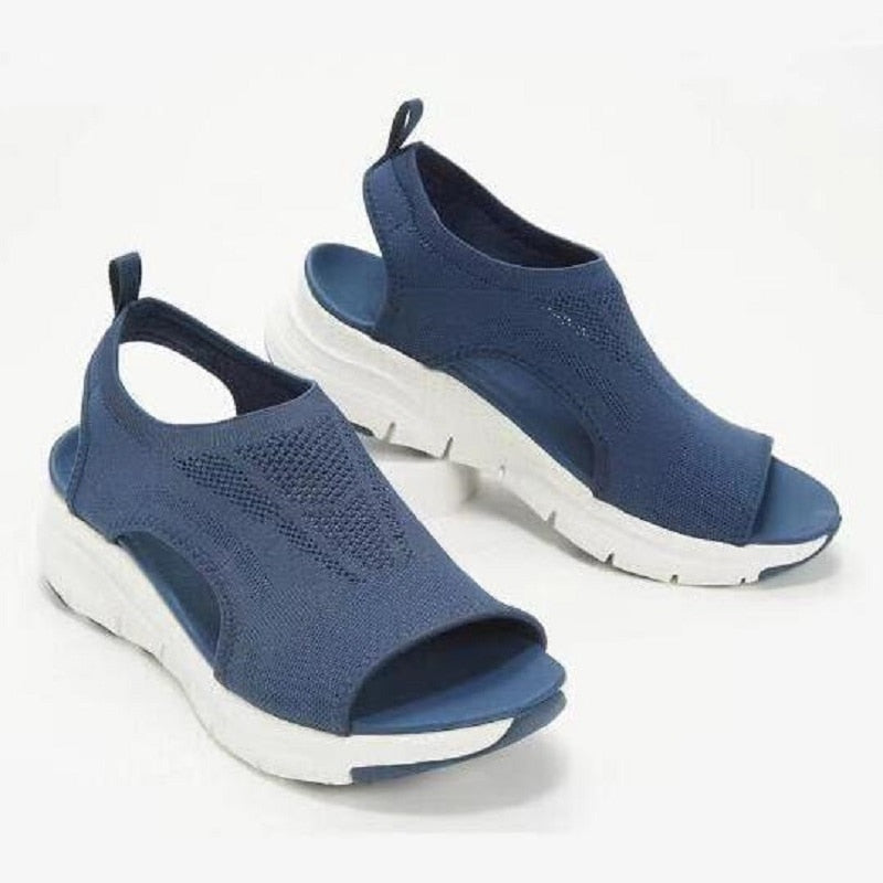 Slip-On Light Casual Shallow Platform Sandals