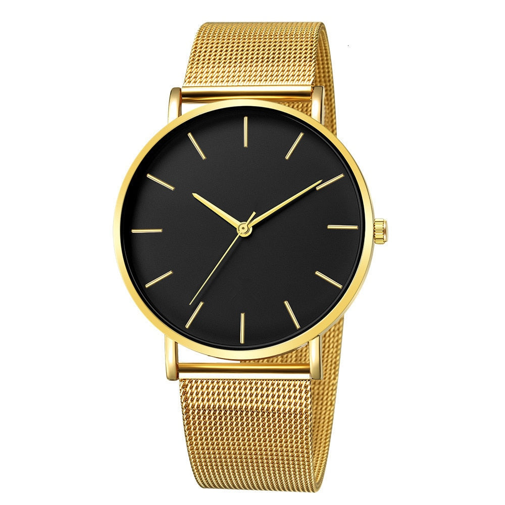 Minimalist Men Fashion Ultra Thin Watch
