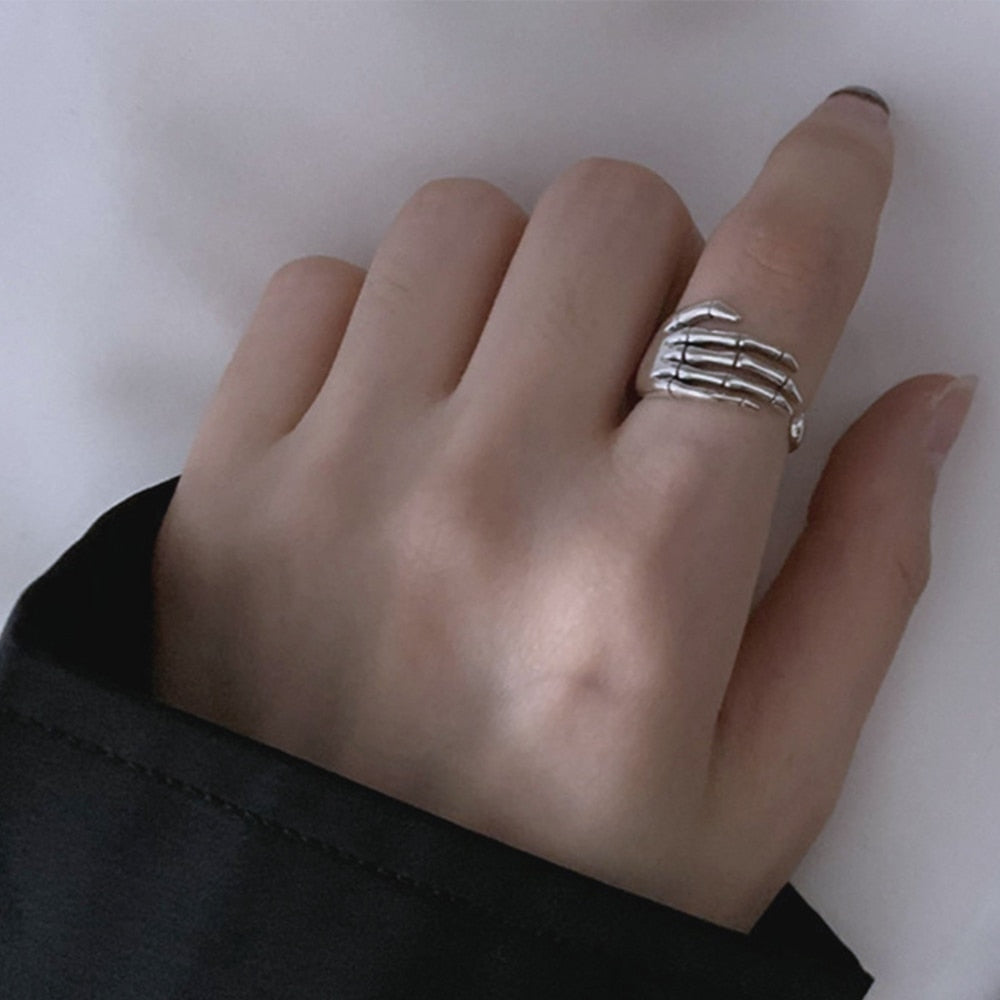 Vintage Geometric Retro Multi Knuckle Joint Finger Ring