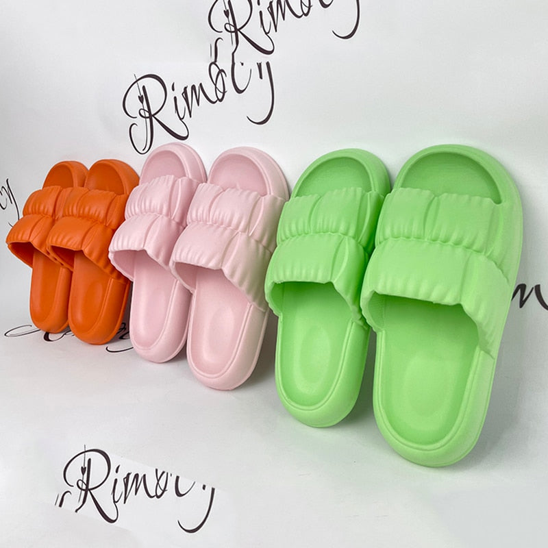 Soft Sole Thick Platform Flip Flops