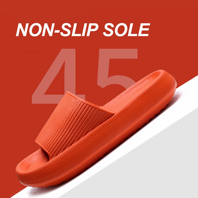 Lucyever Thick Platform Non-slip EVA Flip Flops