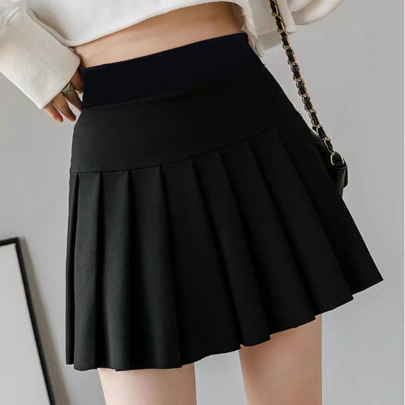 Korean fashion casual mini pleated skirt 2
