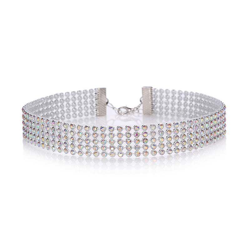 Crystal Rhinestone Choker Necklace
