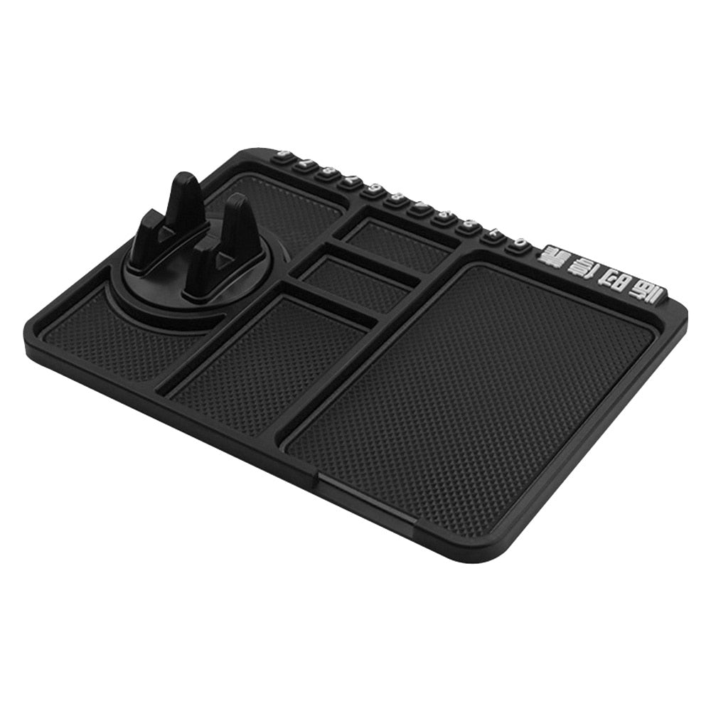 Car Interior Accessories Car Dashboard Anti-Slip Mat Auto Phone Cushion PVC For Mobile Phone Bracket Navigation Storage Cushion