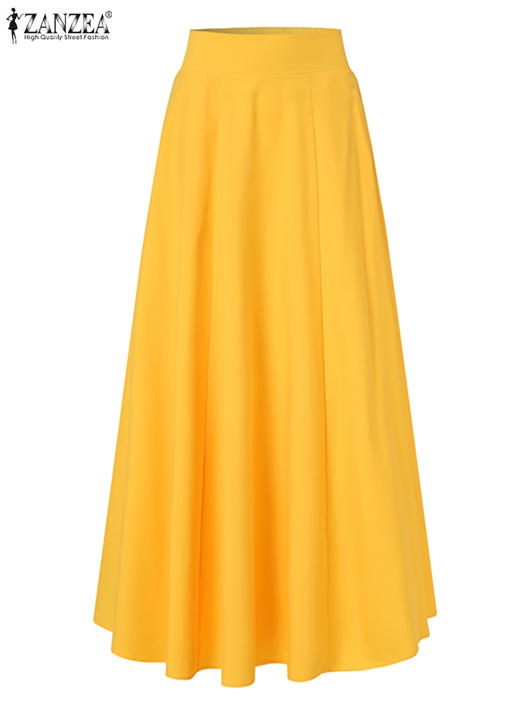 Casual Elegant A-line Party Beach Maxi Long Skirt